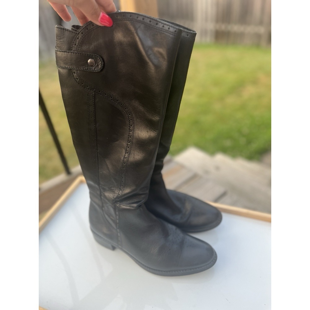 Elle Portuguese Woman's  Leather Zip Boots EU Sz 39 - Picture 2 of 14